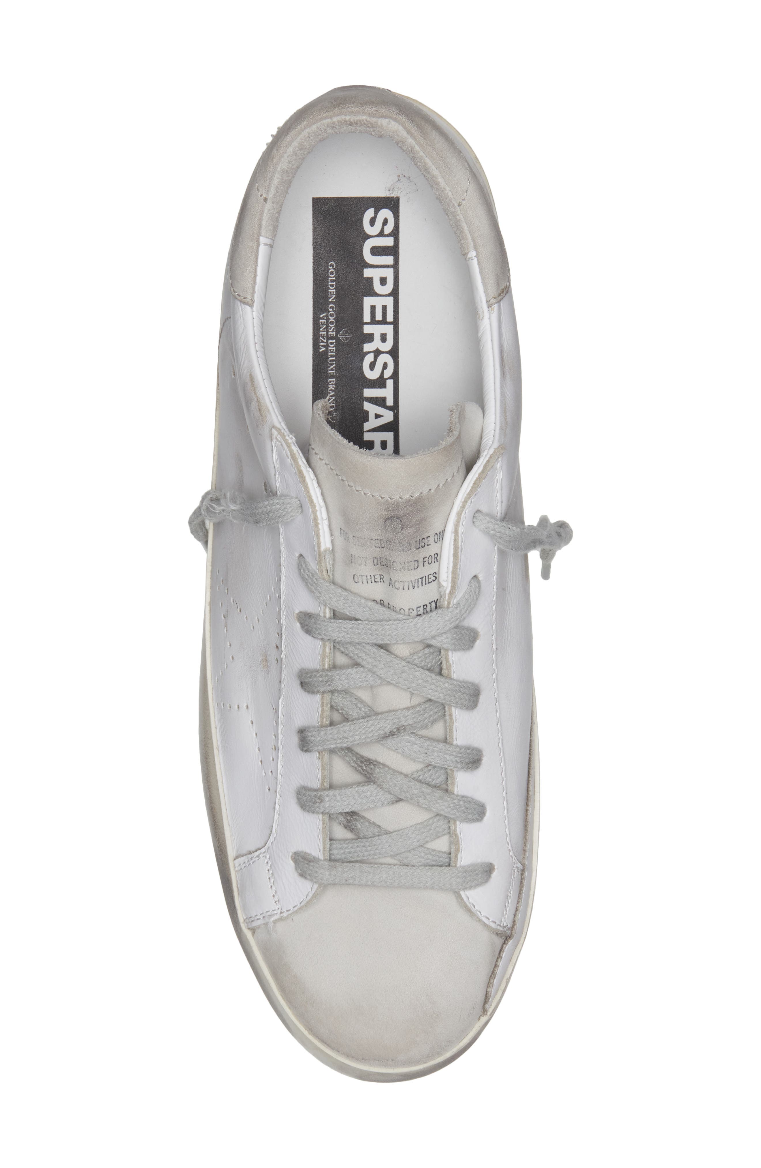 Golden Goose Super-Star Low Top Sneaker, Alternate, color, White/ Ice
