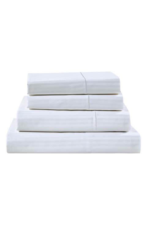 500 Thread Count Damask Stripe Sheet Set
