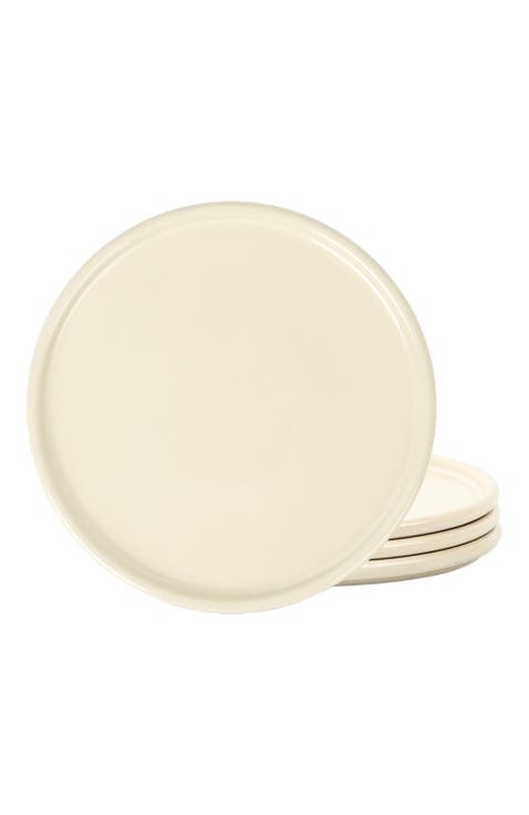 Eden Stoneware 4-Piece Dinner Plate Set