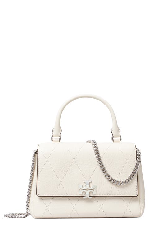 Charlie Quilted Leather Top Handle Bag