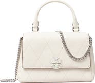 Tory Burch Charlie Quilted Leather Top Handle Bag