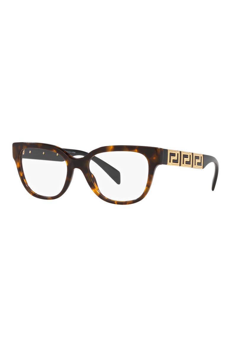 52mm Pillow Optical Glasses, Alternate, color, HAVANA