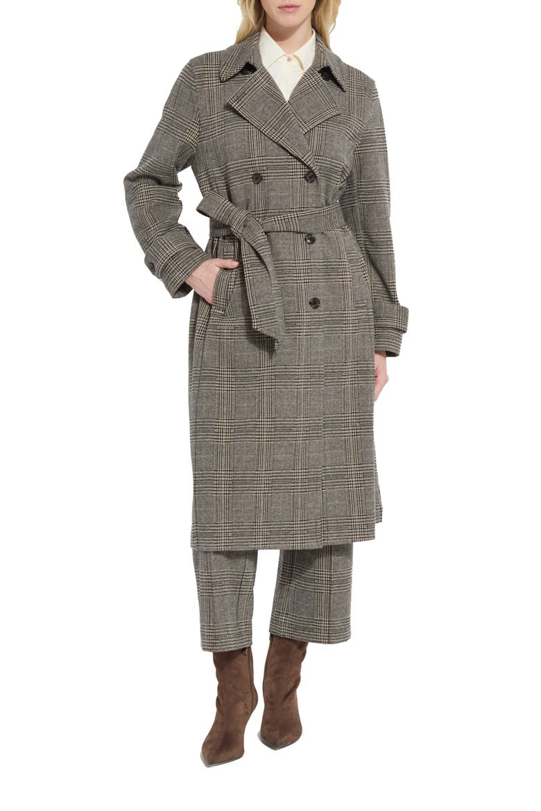 Marla Belted Trench Coat, Main, color, CAMBRIDGE BOHEME