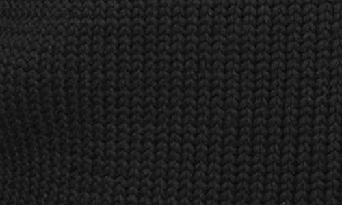 Rebecca Minkoff Celeste Puff Sleeve Cotton Blend Sweater In True Black