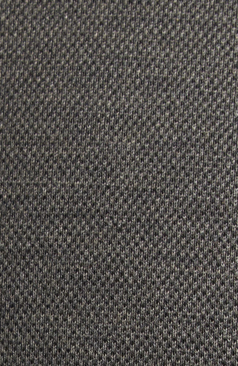 Ralph Lauren Purple Label Polo Bear Patch Cotton Piqué Knit Polo, Alternate, color, Med Grey Melange