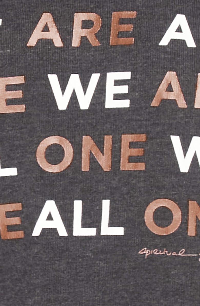 Spiritual Gangster All One Savasana Graphic Sweatshirt, Alternate, color,