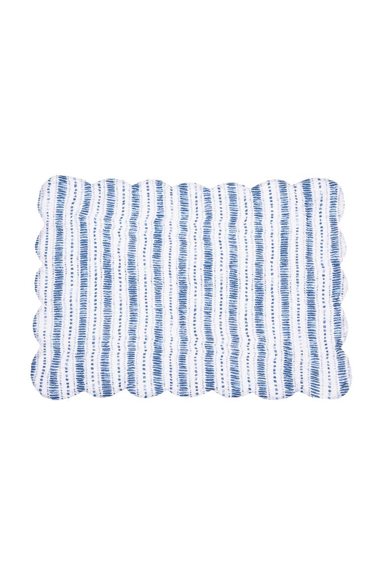 Payton Paisley Placemats Set of 6 13" x 19", Alternate, color, Blue