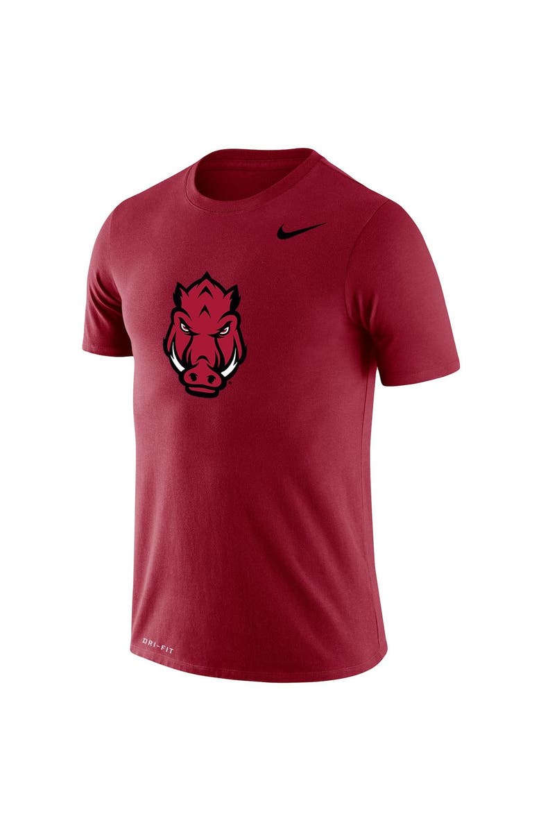 Nike Men's Nike Cardinal Arkansas Razorbacks School Secondary Logo Legend Performance T-Shirt, Alternate, color,