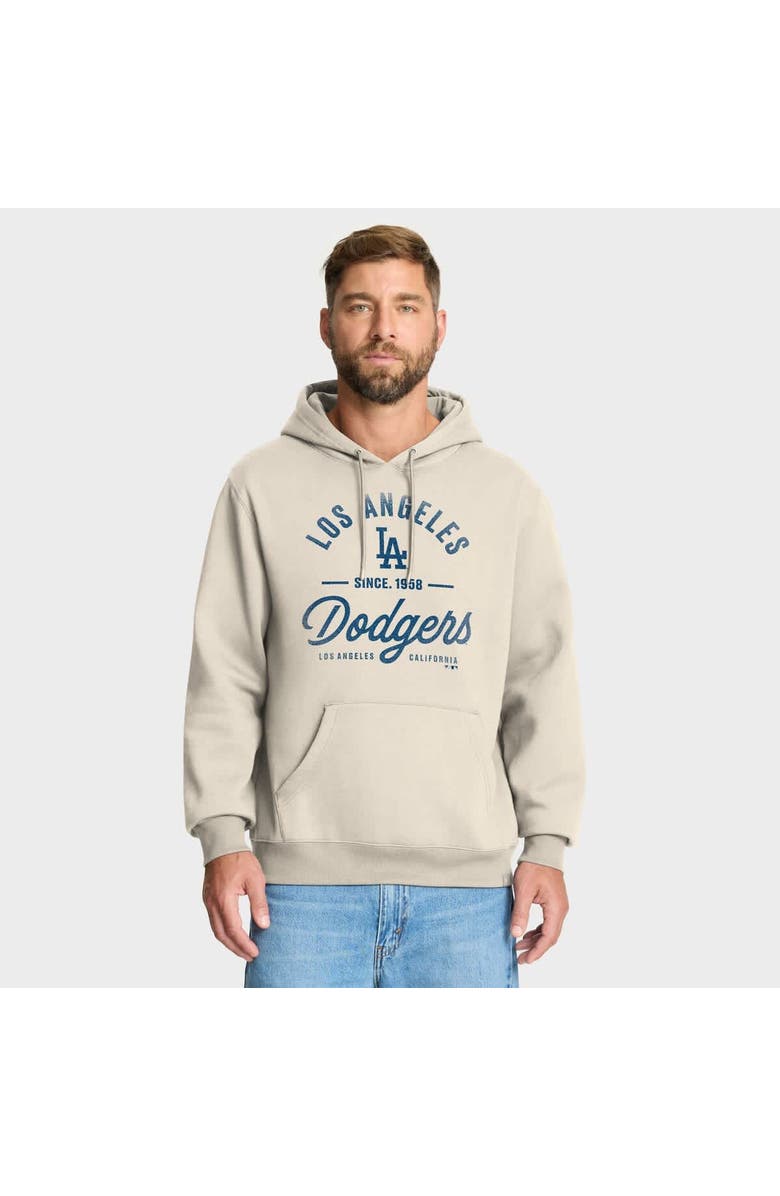 FANATICS Men's Fanatics  Tan Los Angeles Dodgers Legacy Fleece Hoodie, Main, color, Tan