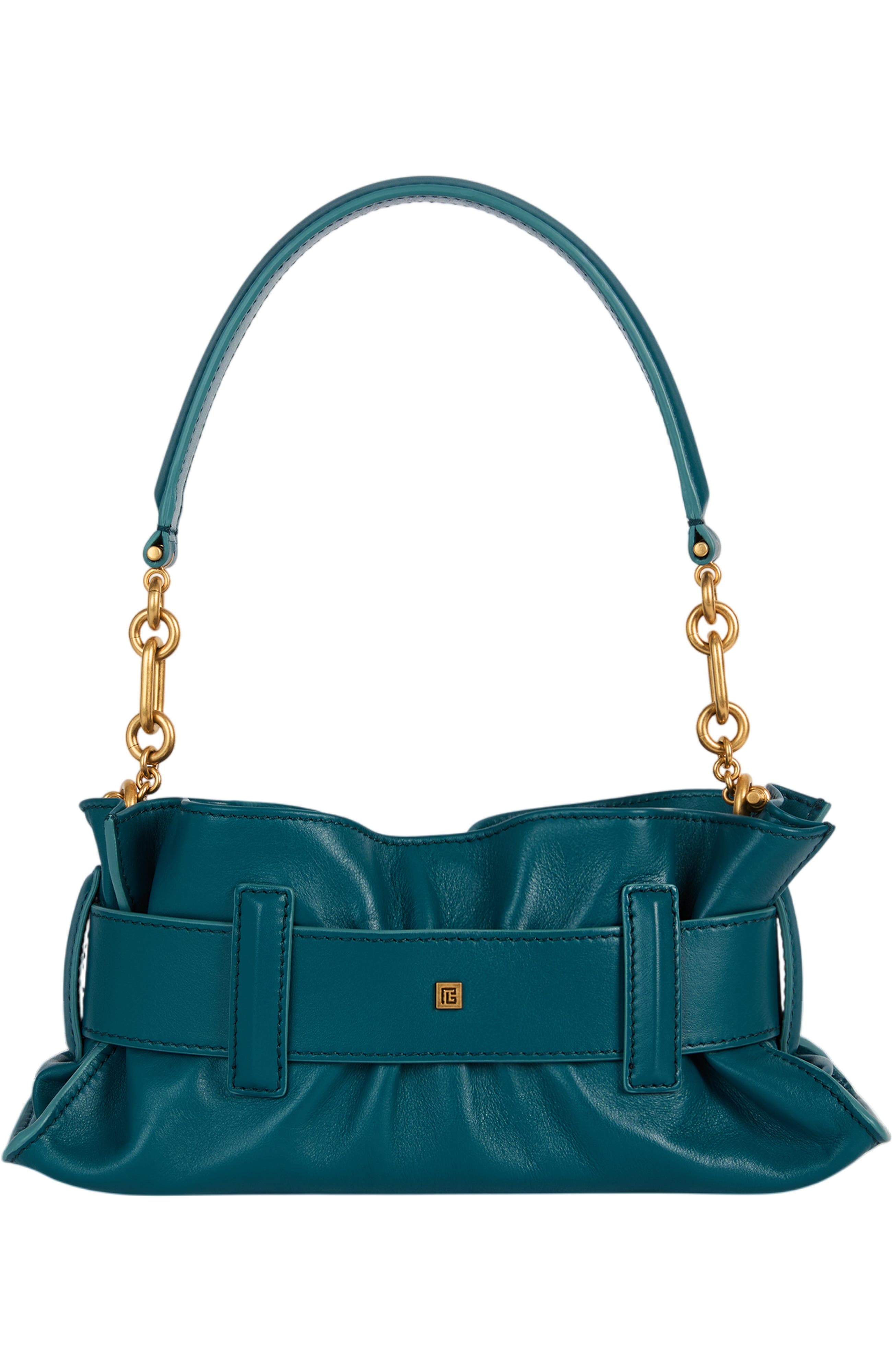 Mini Anthem bag in smooth leather, Alternate, color, blue