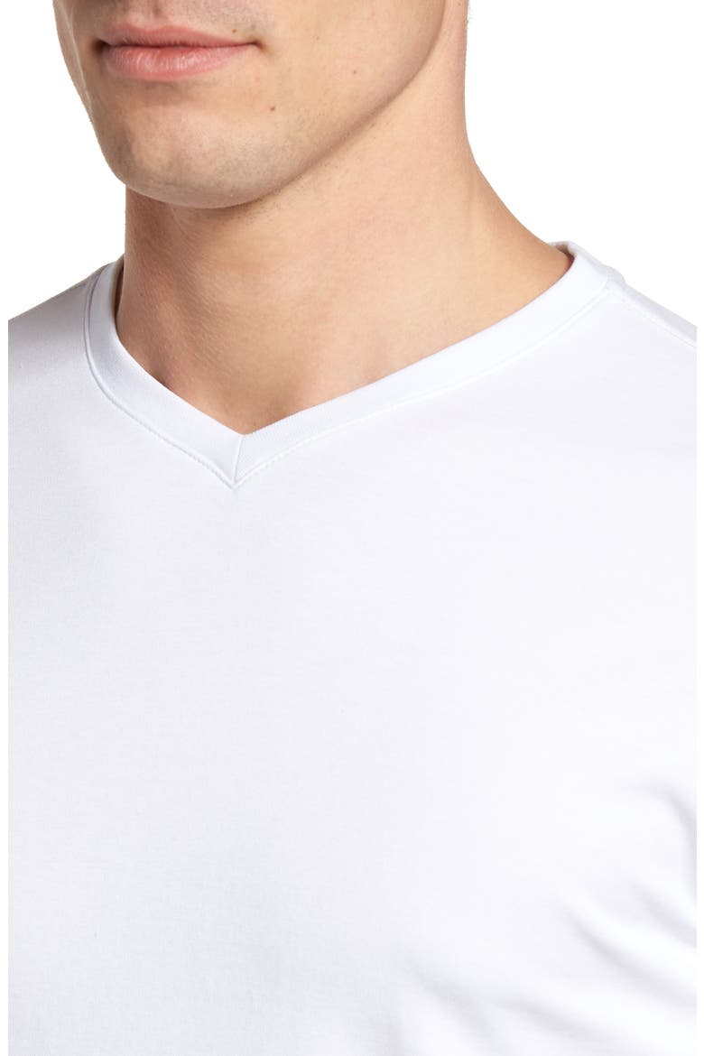 Georgia Regular Fit V-Neck T-Shirt, Alternate, color, WHITE