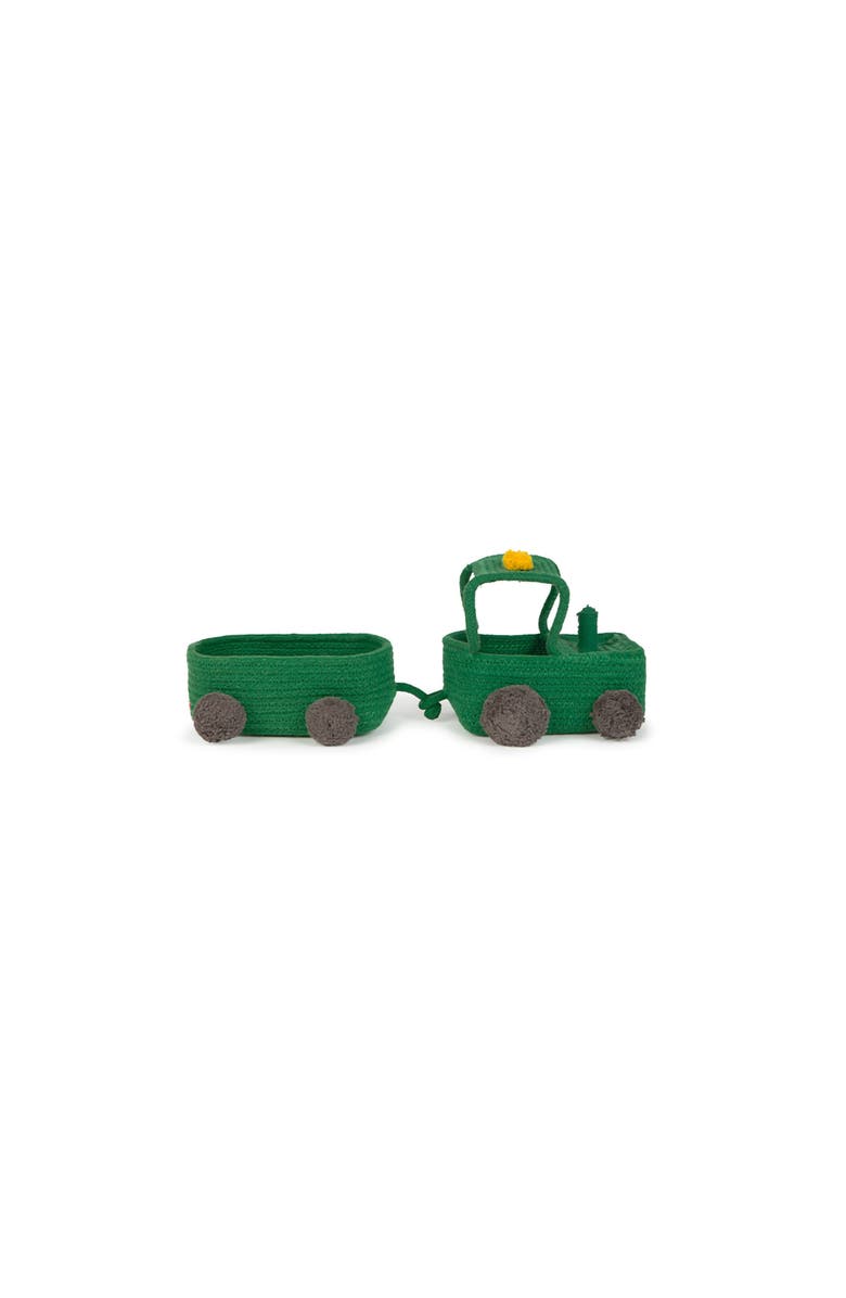 Lorena Canals Basket Tractor, Main, color, Green