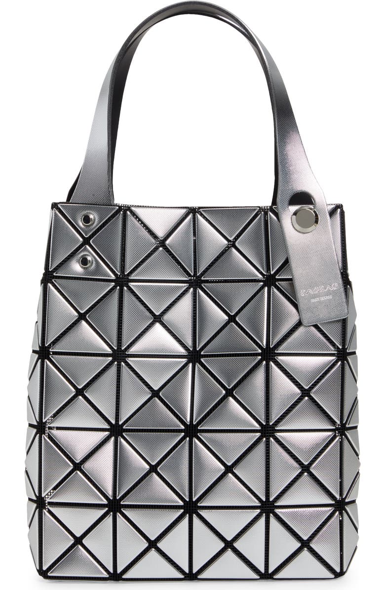 Bao Bao Issey Miyake Mini Platinum Coffret Tote, Main, color, Silver