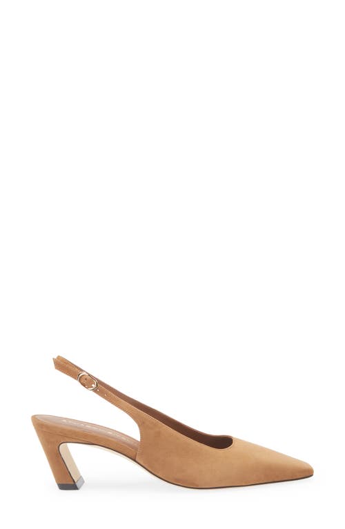 Stuart Weitzman Stassi Slingback 50 Pump In Brown