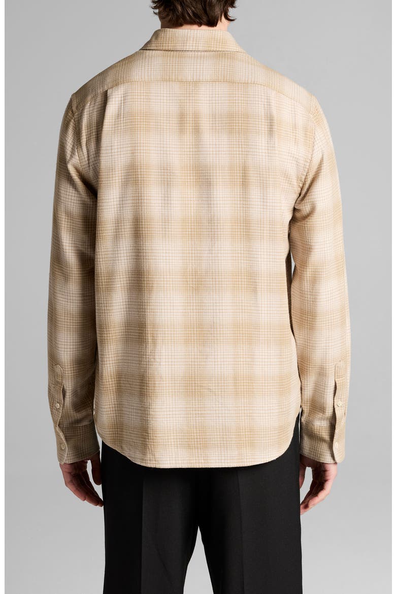 Ballow Plaid Long Sleeve Button-Up Shirt, Alternate, color, OATMEAL COMBO
