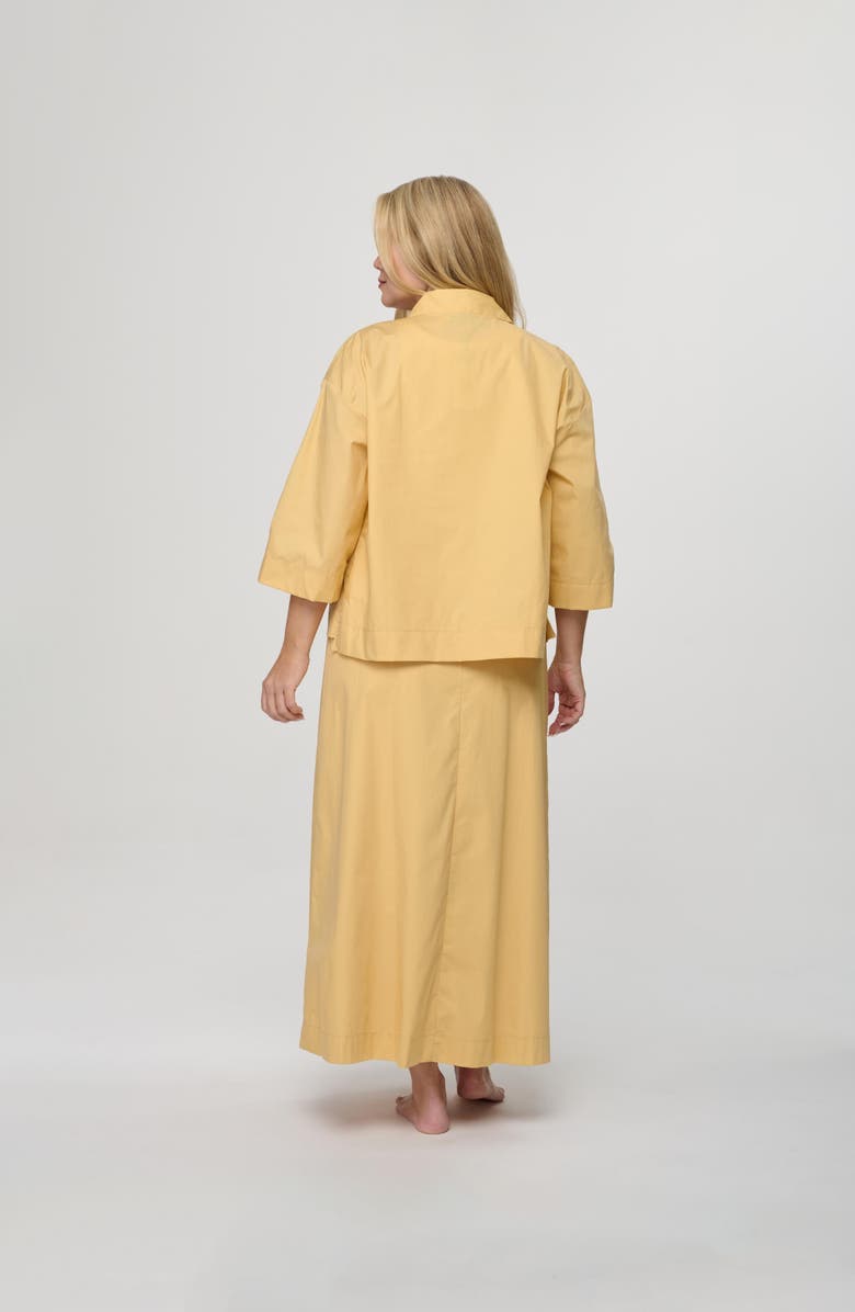 By Tess Collection Poppy Blouse, Alternate, color, Pale Yellow