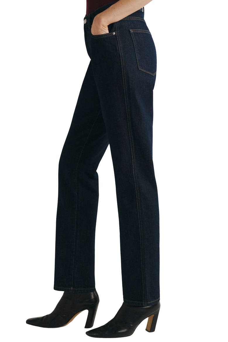Cate High Waist Straight Leg Jeans, Alternate, color, HARVEST MOON