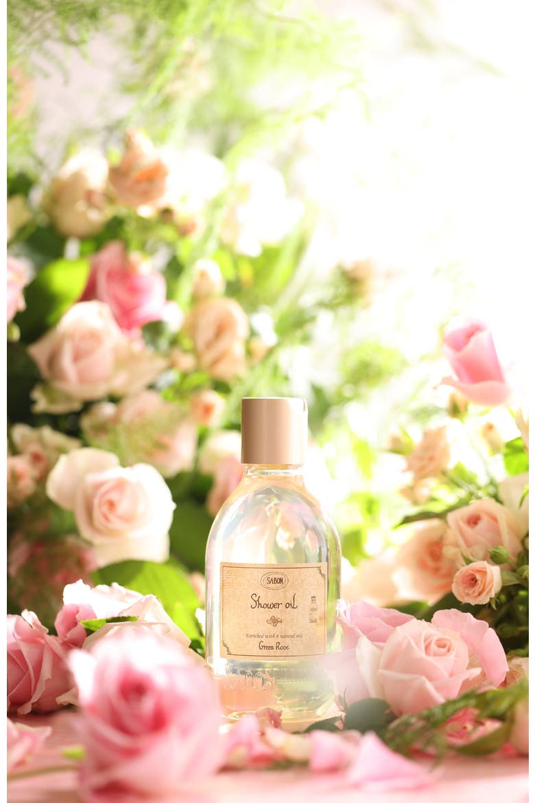 Shower Oil Green Rose, Alternate, color, 500 ml