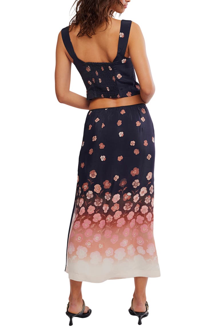 Of the Season Floral Print Tank & Maxi Skirt Set, Alternate, color, ESPRESSO COMBO