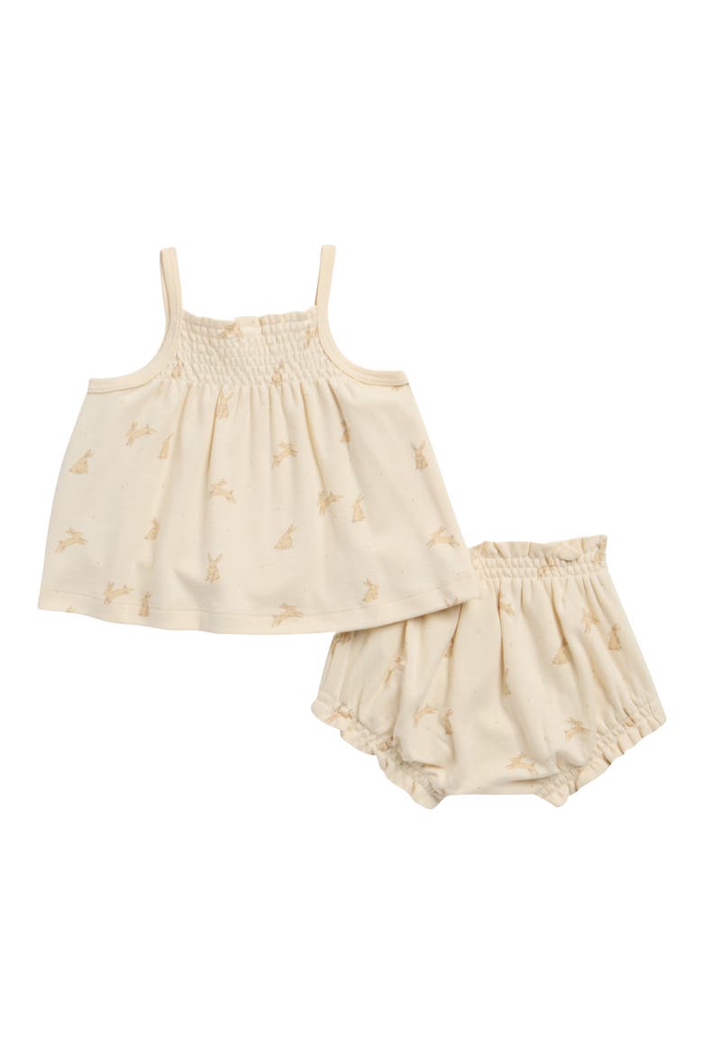 Kids' Smocked Tank & Bloomers Set, Alternate, color, NATURAL