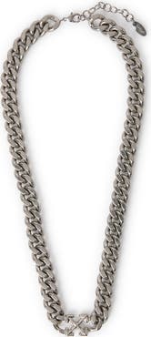 OFF WHITE Men's Arrow Chain Necklace
