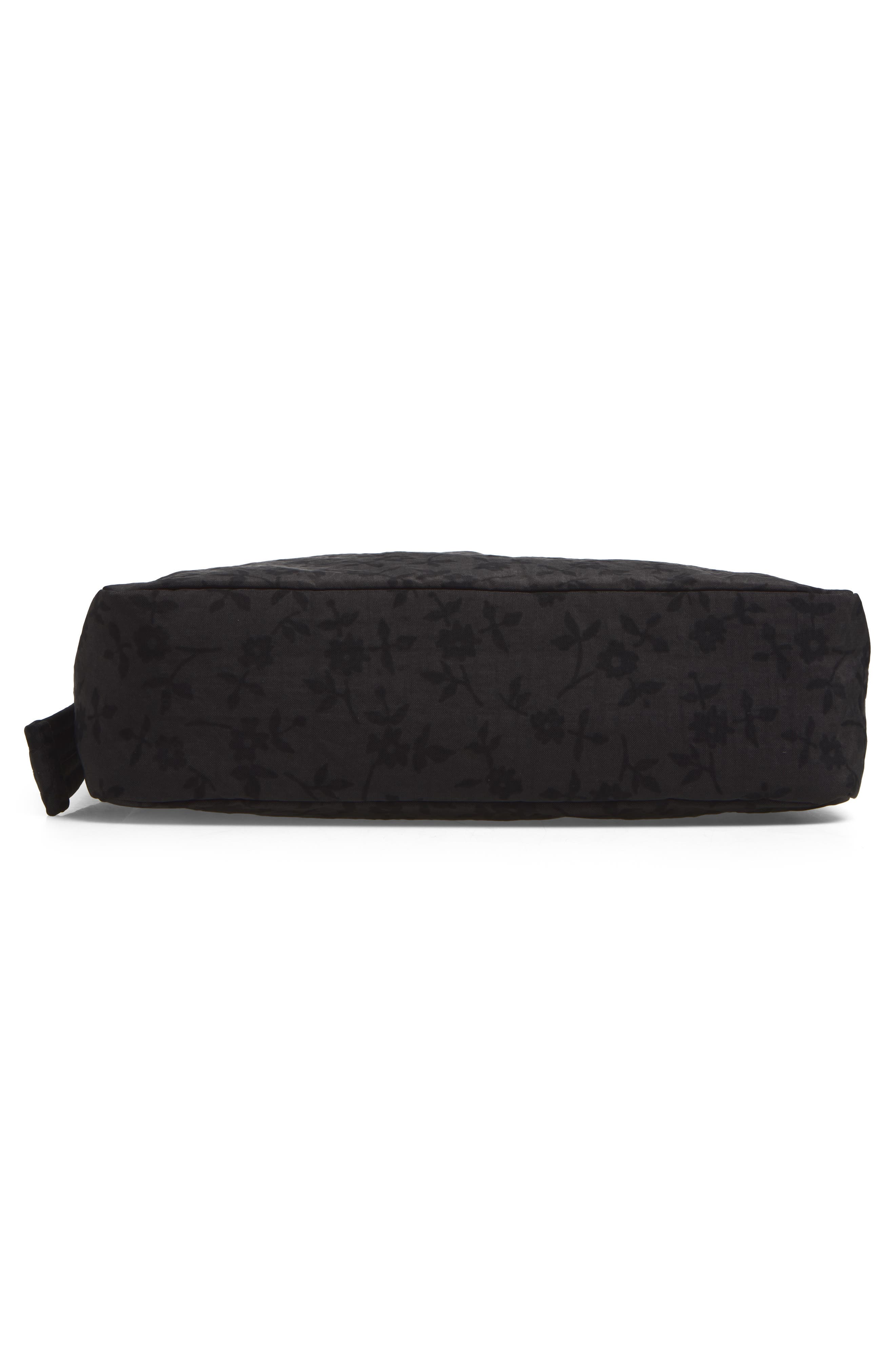 Recycled Nylon Shoulder Bag, Alternate, color, CHARCOAL DITSY FLORAL