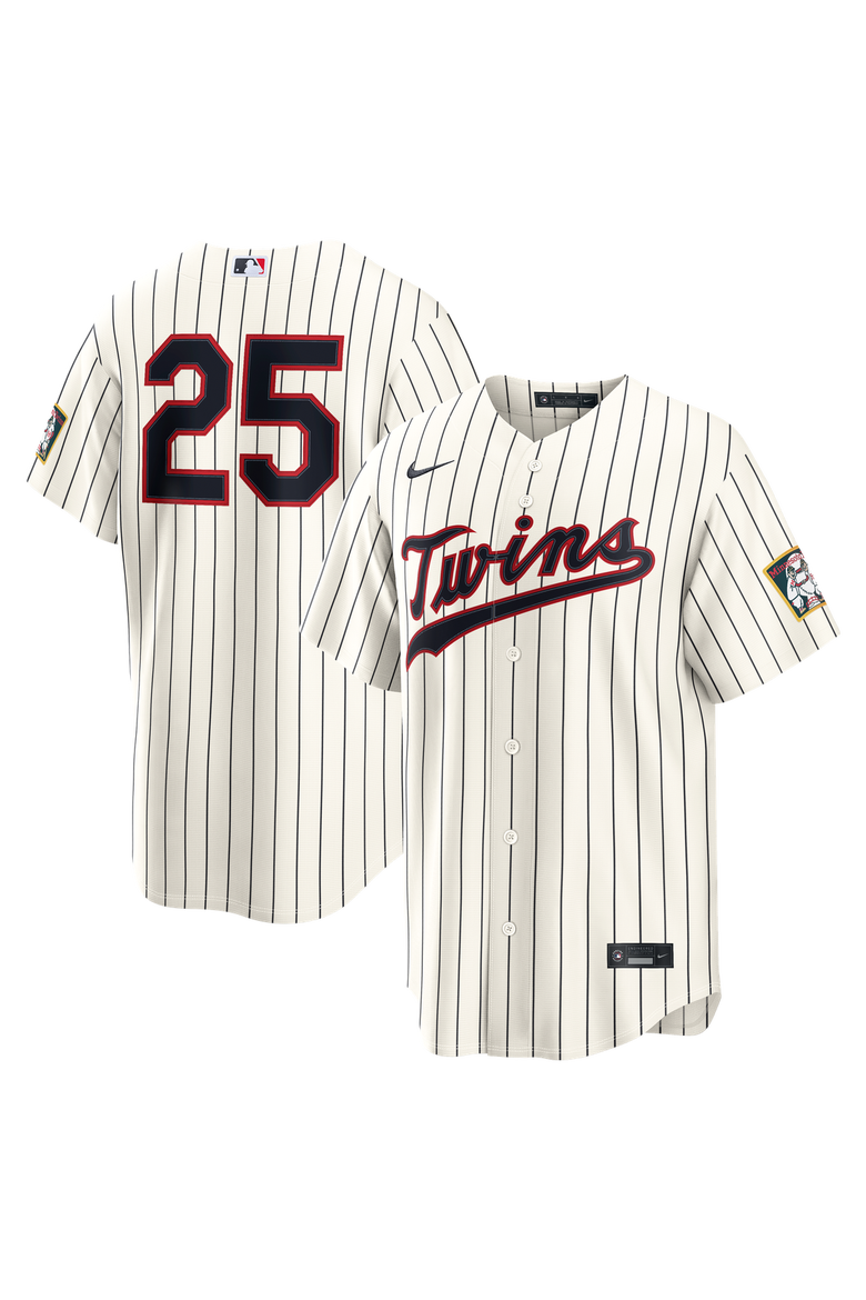Men's Nike Byron Buxton Cream Minnesota Twins 2026 Field of Dreams Stadium Jersey, Main, color, Cream
