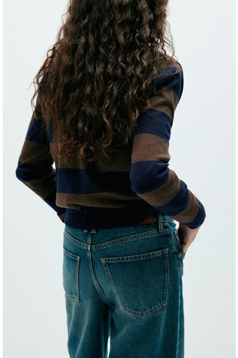 Sergi Polo Cardigan, Alternate, color, BROWN
