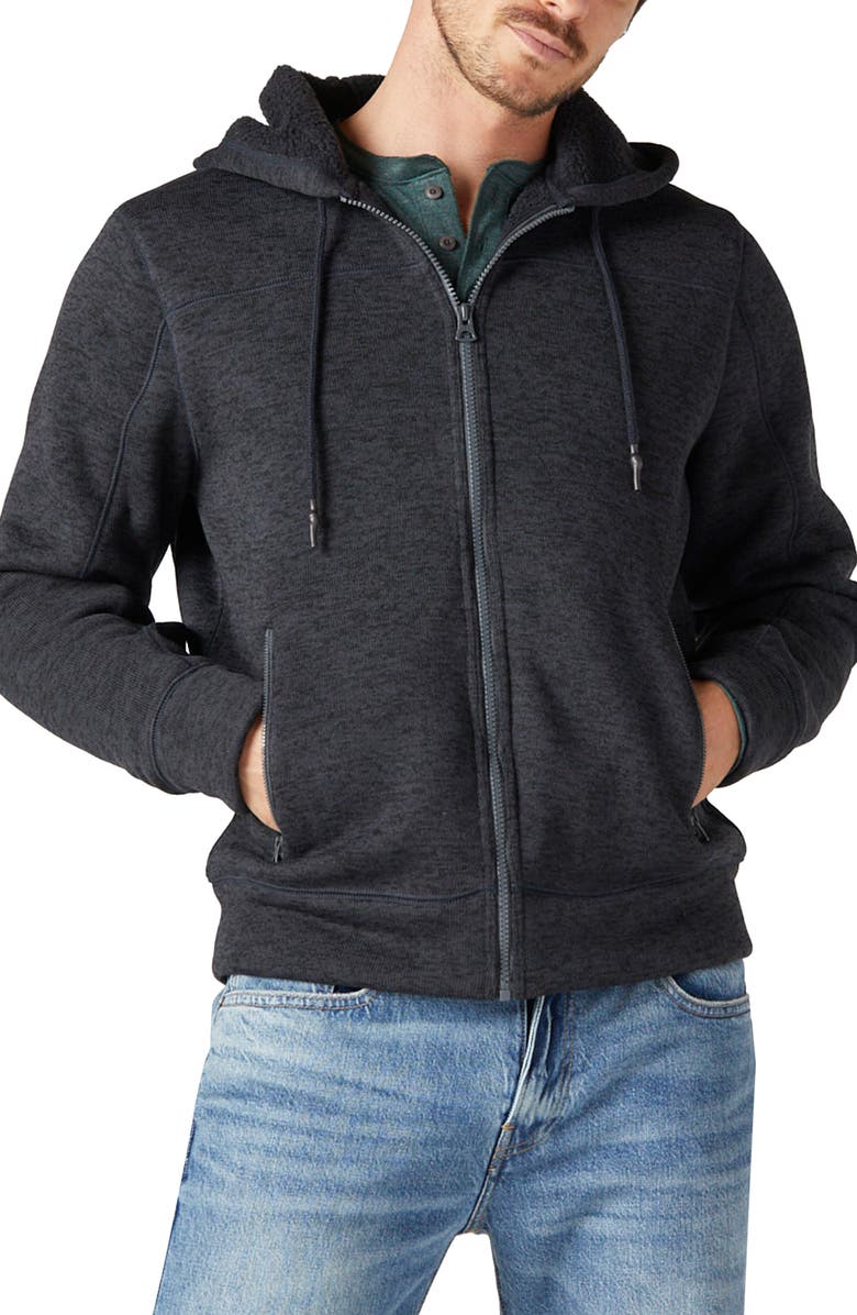 Lucky Brand Los Feliz Front Zip Hoodie, Main, color,