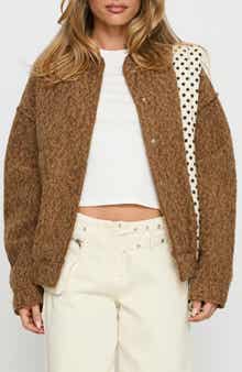 Kemberly Textured Bomber Jacket