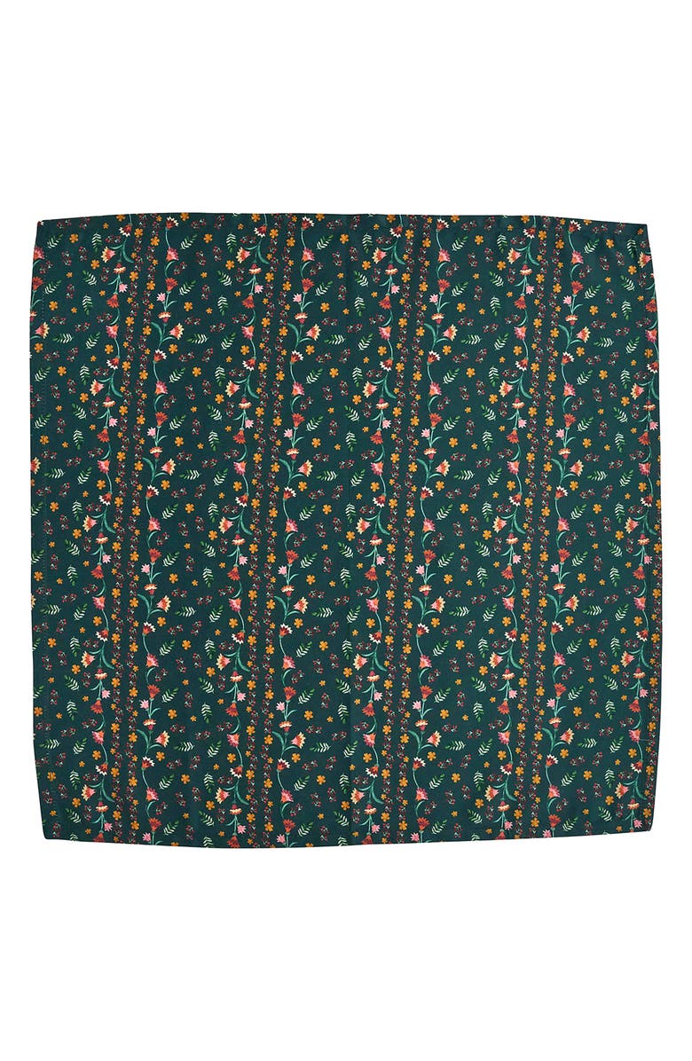 Juliska Klara Set of 4 Cotton Napkins, Alternate, color, Evergreen