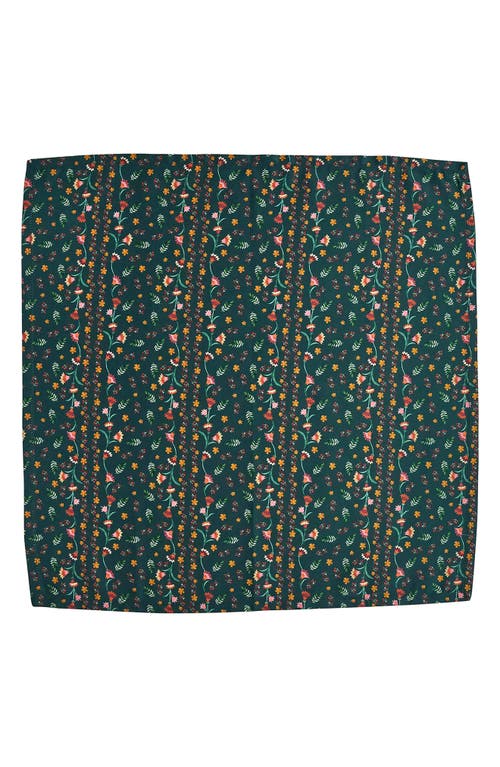 Juliska Klara Set Of 4 Cotton Napkins In Green