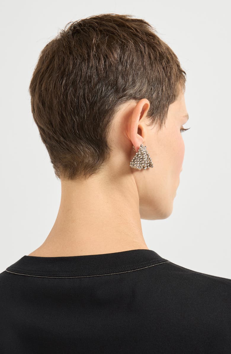 Brunello Cucinelli Jersey T-shirt, Alternate, color, Black