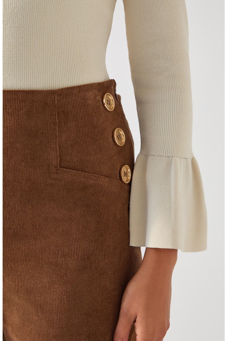 Hans Wide Leg Corduroy Pants, Alternate, color, CHOCOLATE