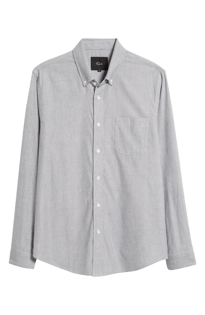 Rails Vance Stripe Cotton Blend Button-Down Shirt, Alternate, color, Navy Rope Stripe