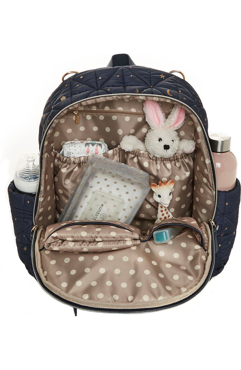 TWELVElittle Companion Quilted Water Resistant Nylon Diaper Backpack, Alternate, color,