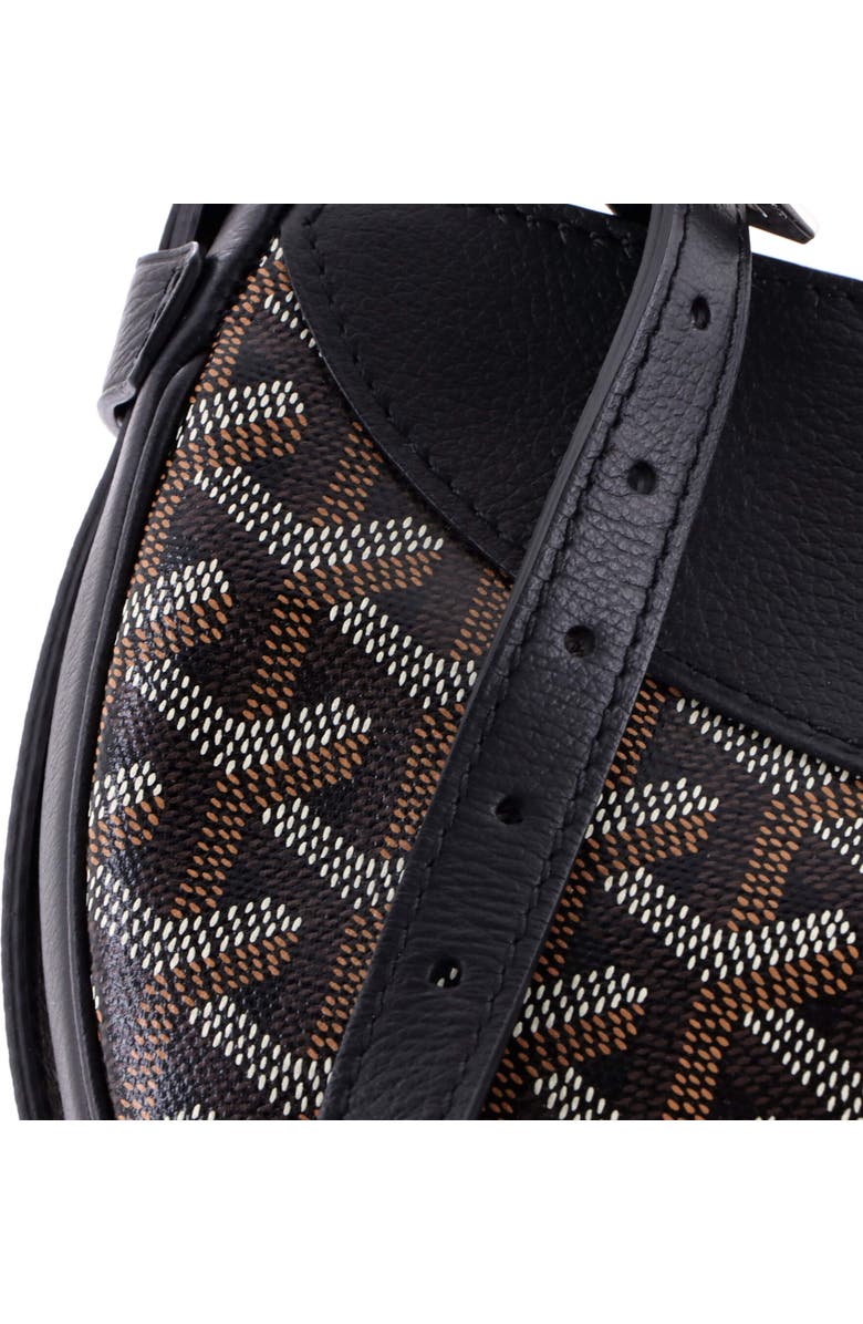Pre-Owned Goyard Hirondelle Shoulder Bag Coated Canvas and Leather, Alternate, color, Black