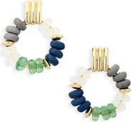NORDSTROM RACK Beaded Hoop Earrings