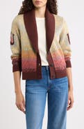 Pendleton Western Scenic Shawl Collar Cardigan
