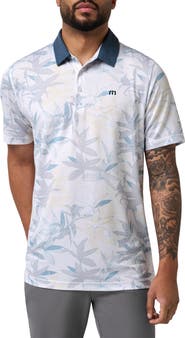 TravisMathew Featherweight Drift Floral Polo
