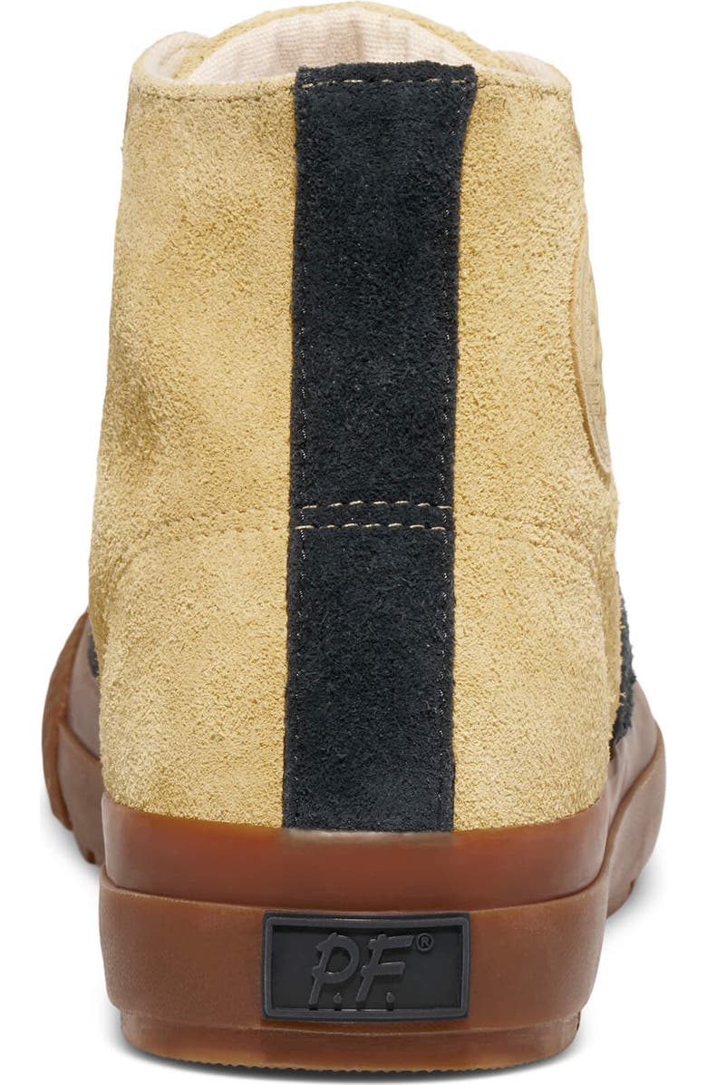 P.F. Flyers Grounder Field-Spec High Top Suede Sneaker, Alternate, color, Wheat-Gum