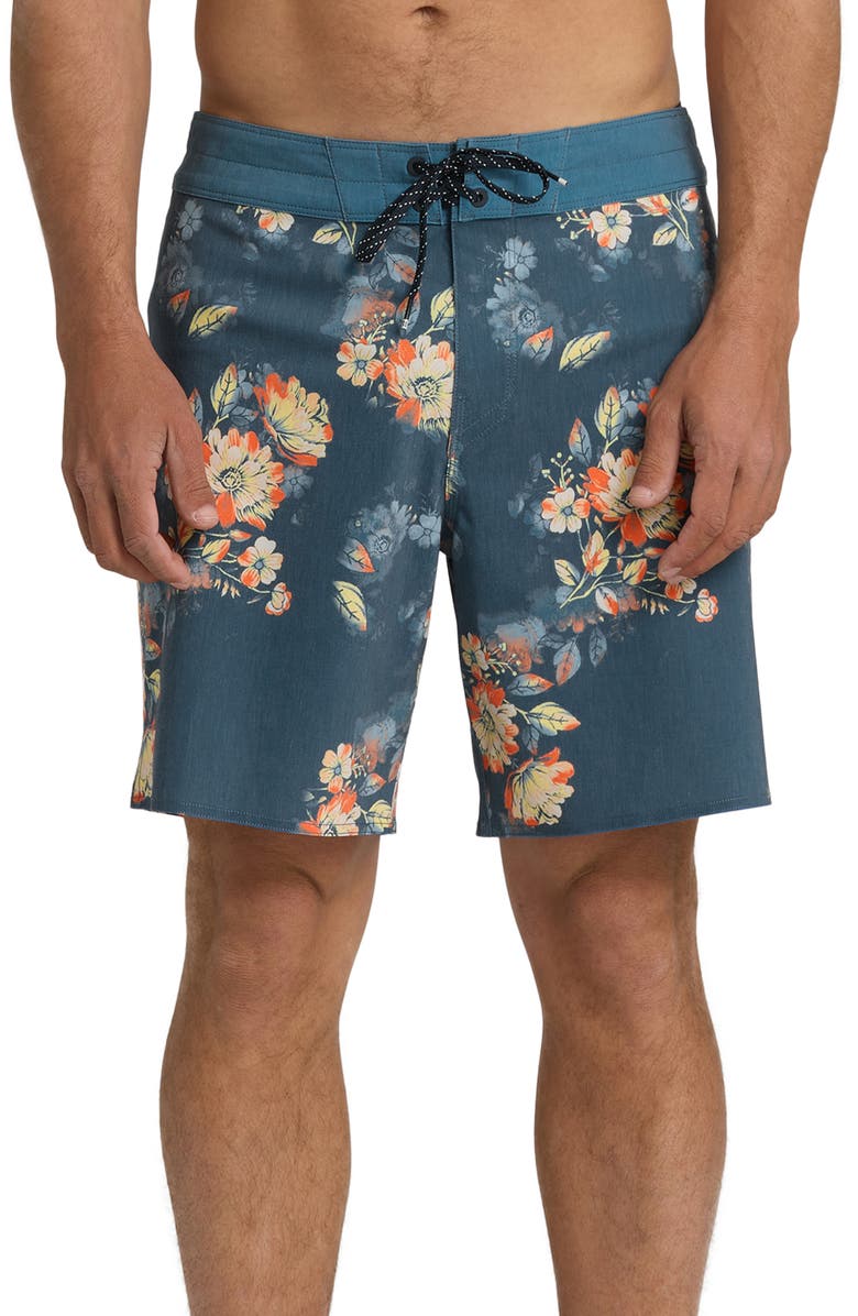 Billabong Good Times Pro Board Shorts, Main, color, Dark Denim