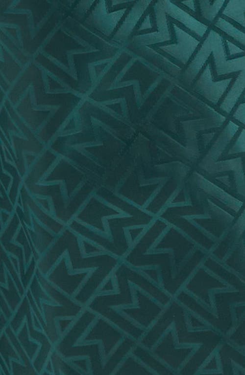 Moncler Elastic Waist Swimming Trunks In Green