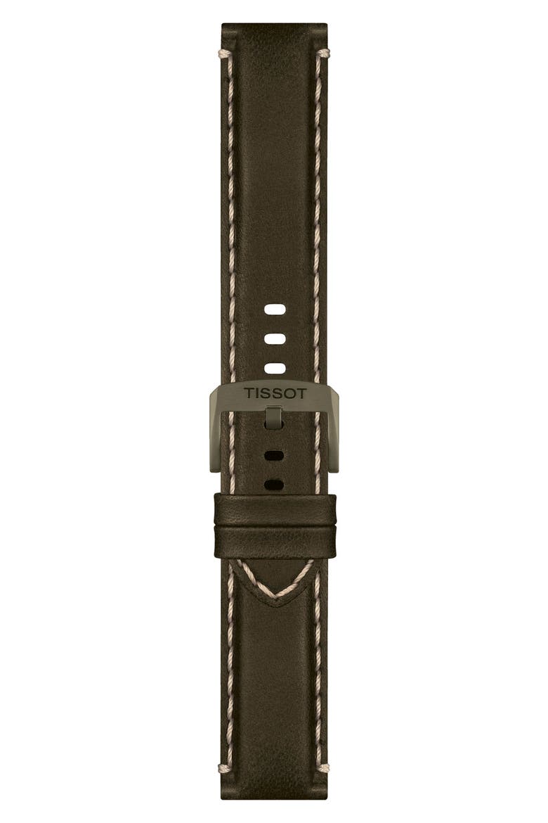 Chrono XL Chronograph Leather Strap Watch, 45mm, Alternate, color, BEIGE
