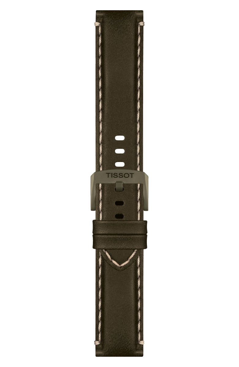 Tissot Chrono XL Chronograph Leather Strap Watch, 45mm, Alternate, color, Beige