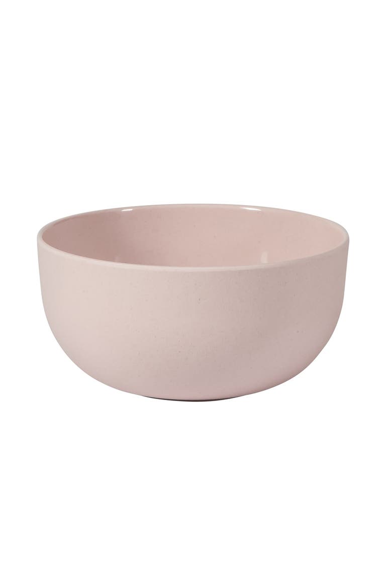 12 Piece Wheat Straw Melamine Dinnerware Set, Alternate, color, Pink