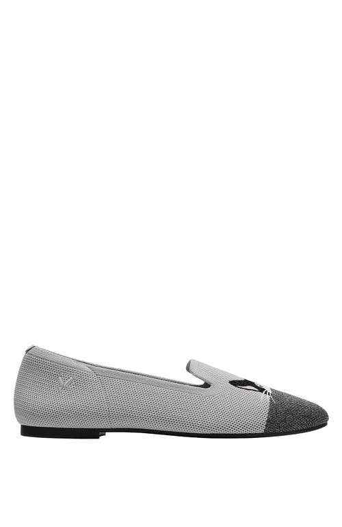 Vivaia Round-toe Embroidered Loafers