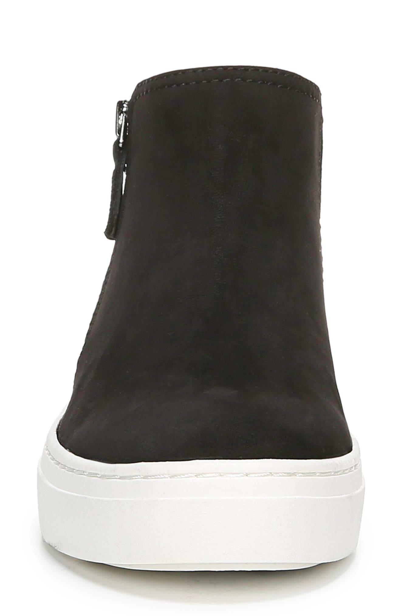 Celeste Sneaker, Alternate, color, BLACK NUBUCK LEATHER