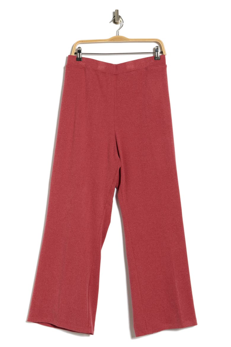 Heathered Pants, Alternate, color, SANGRIA HEATHER