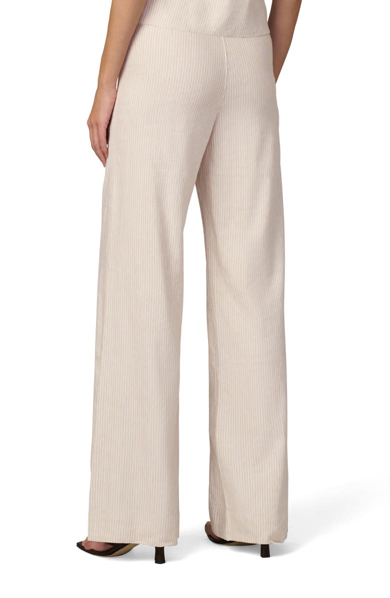 Joe's The Clean Stripe Wide Leg Linen Blend Pants, Alternate, color, Mirco Stripe
